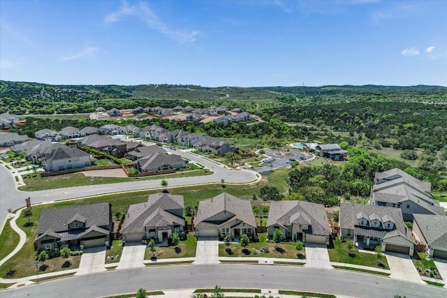 birds eye view of property featuring a residential view
