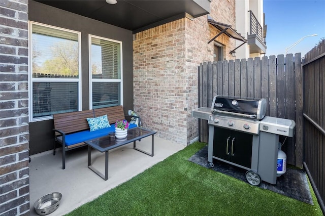 200 W 56th St Unit 4102, Austin, TX 78751 - view of patio featuring grilling area