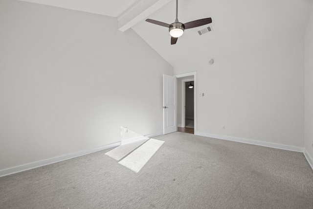 6107 Amber Pass, Austin, TX 78745 - unfurnished room featuring light carpet, ceiling fan, and baseboards