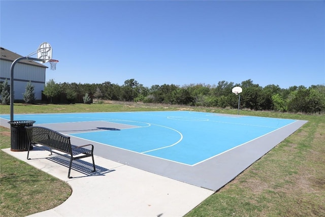 70 Snowy Plover Ln, Leander, TX 78641 - view of basketball court with community basketball court and a yard