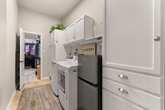 215 Choke Canyon Ln, Georgetown, TX 78628 - washroom featuring independent washer and dryer and cabinet space