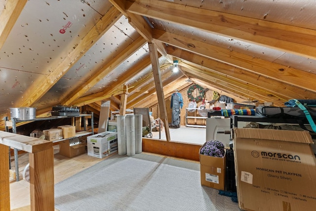 215 Choke Canyon Ln, Georgetown, TX 78628 - view of unfinished attic