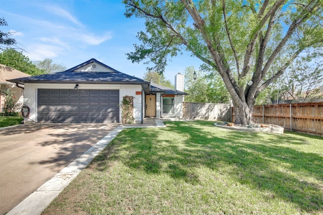 812 Saunders Dr, Round Rock, TX 78664 - single story home featuring a chimney, an attached garage, and concrete driveway