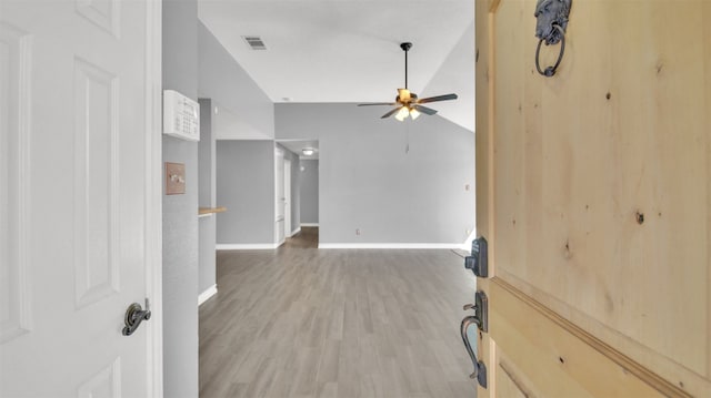 812 Saunders Dr, Round Rock, TX 78664 - spare room with ceiling fan and light wood finished floors
