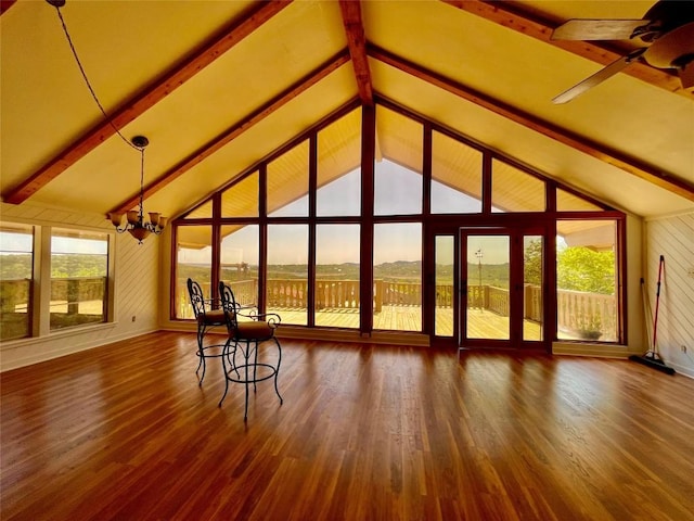 1530 Trailridge Dr, Canyon Lake, TX 78133 - unfurnished sunroom with a chandelier