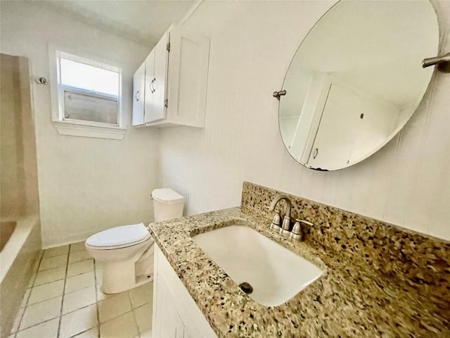 1530 Trailridge Dr, Canyon Lake, TX 78133 - full bath with vanity, tile patterned flooring, and bathtub / shower combination