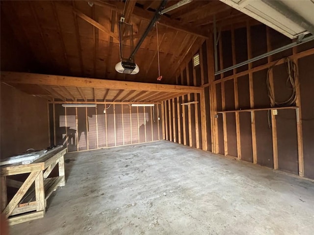 1530 Trailridge Dr, Canyon Lake, TX 78133 - miscellaneous room featuring a garage and lofted ceiling