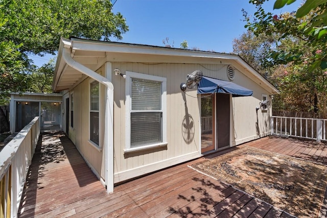 1905 Robinhood Trl, Austin, TX 78703 - view of wooden deck