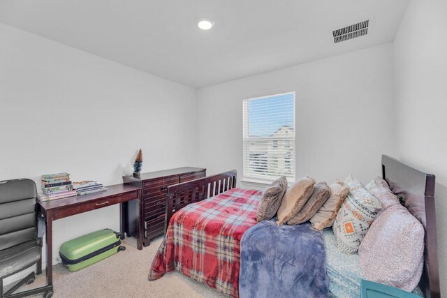 112 Gracie Way, Hutto, TX 78634 - carpeted bedroom with recessed lighting