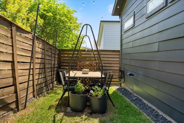 7009 Zachary Dr, Austin, TX 78724 - view of yard featuring outdoor dining space