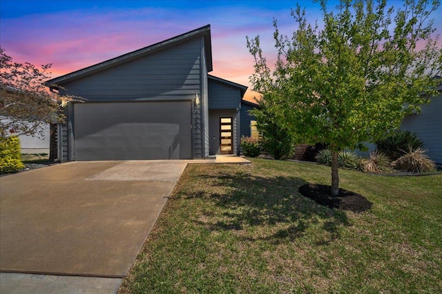 7009 Zachary Dr, Austin, TX 78724 - view of front of property with a front lawn and driveway