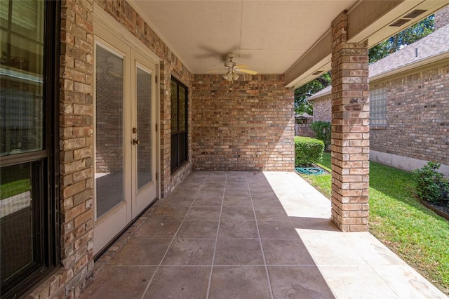 668 Sagewood Pkwy, Seguin, TX 78155 - view of patio featuring ceiling fan