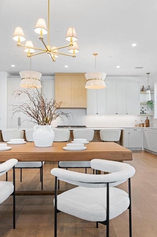 3412 Rosefinch Trl, Austin, TX 78746 - dining area featuring recessed lighting