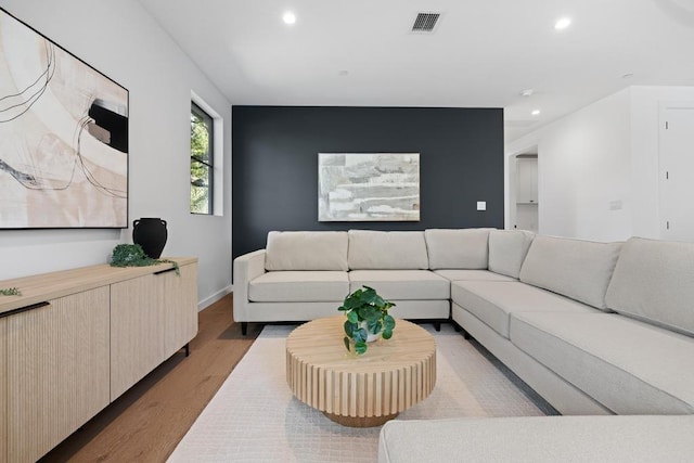 3412 Rosefinch Trl, Austin, TX 78746 - living room with recessed lighting and light wood-type flooring