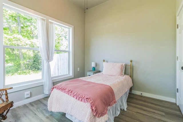1132 W Clark St, Bartlett, TX 76511 - bedroom with wood finished floors and baseboards