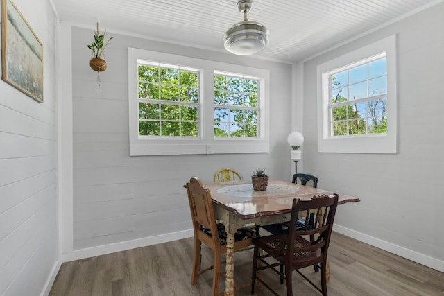 1132 W Clark St, Bartlett, TX 76511 - dining room featuring plenty of natural light, wood finished floors, and baseboards