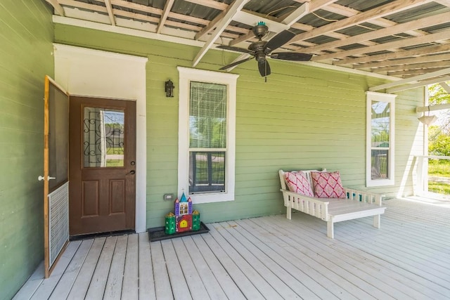 1132 W Clark St, Bartlett, TX 76511 - porch with ceiling fan