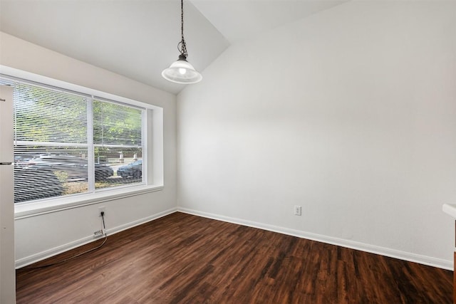 18513 Silent Water Way, Pflugerville, TX 78660 - spare room with wood finished floors and lofted ceiling