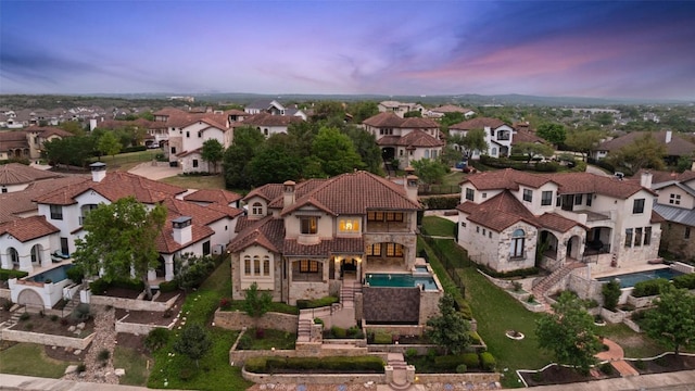 11913 Preserve Vista Ter, Austin, TX 78738 - aerial view of residential area with a pool
