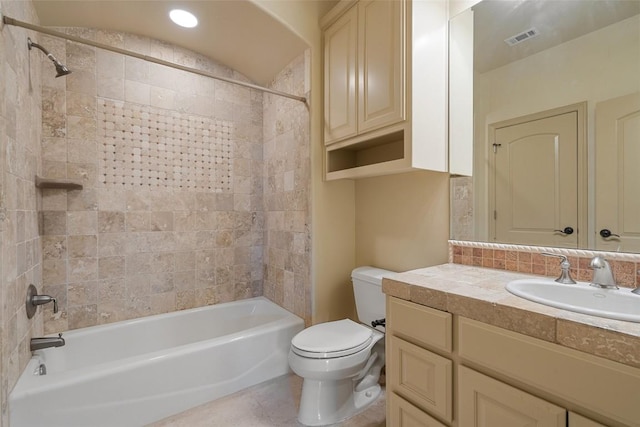 11913 Preserve Vista Ter, Austin, TX 78738 - full bathroom with toilet, shower / tub combination, and vanity