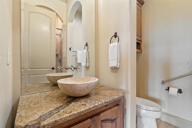 11913 Preserve Vista Ter, Austin, TX 78738 - bathroom featuring vanity and toilet