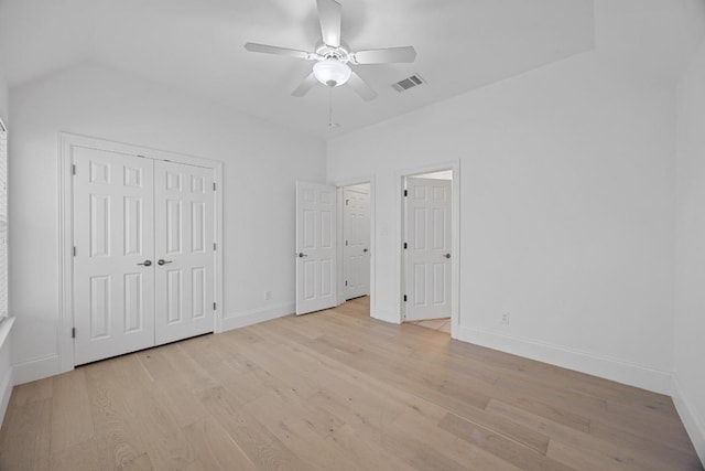 1409 Vibar Cv, Round Rock, TX 78681 - unfurnished bedroom featuring light wood-type flooring and a ceiling fan