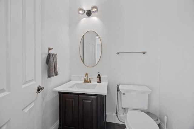 1409 Vibar Cv, Round Rock, TX 78681 - bathroom featuring vanity and toilet
