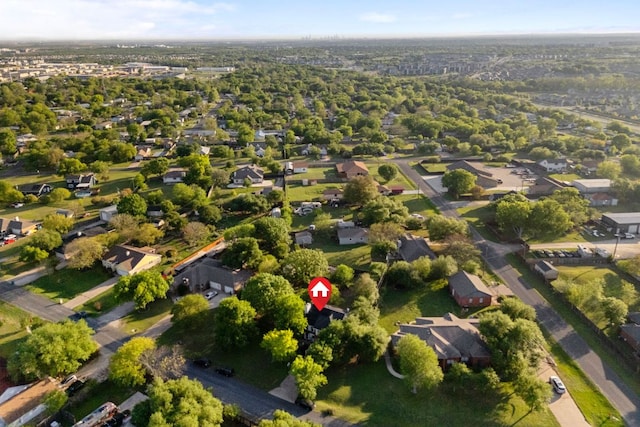 bird's eye view featuring a residential view