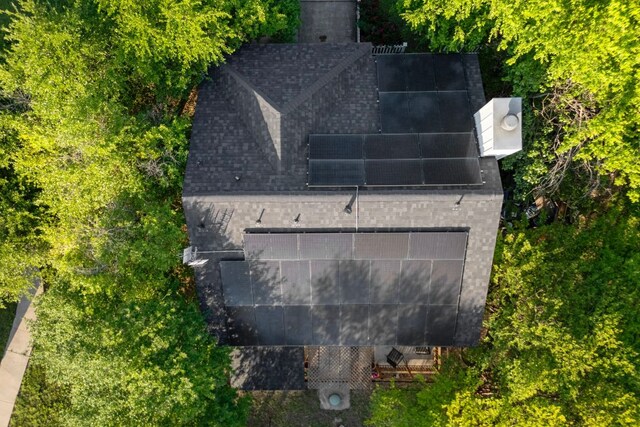 drone / aerial view