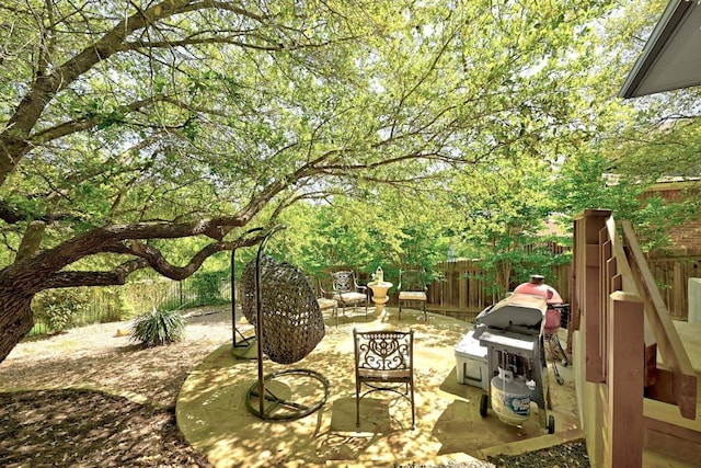 21940 Agarito Ln, Spicewood, TX 78669 - view of patio with area for grilling