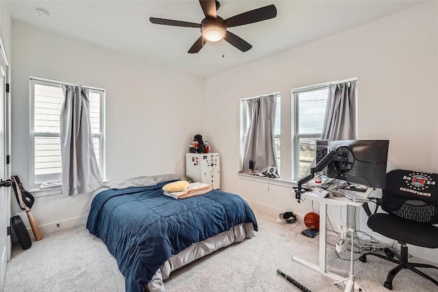 650 Texas Sage Loop, Buda, TX 78610 - bedroom featuring carpet, multiple windows, and baseboards