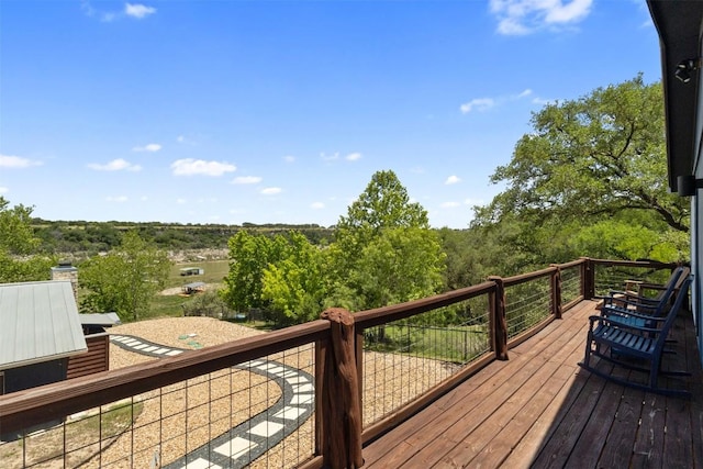 view of deck