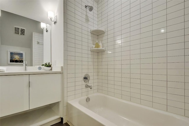 5001 Shoal Creek Blvd, Austin, TX 78756 - bathroom featuring vanity and bathtub / shower combination