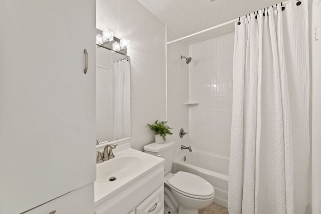 8014 Stillwood Ln, Austin, TX 78757 - full bath with shower / bath combination with curtain, toilet, and vanity