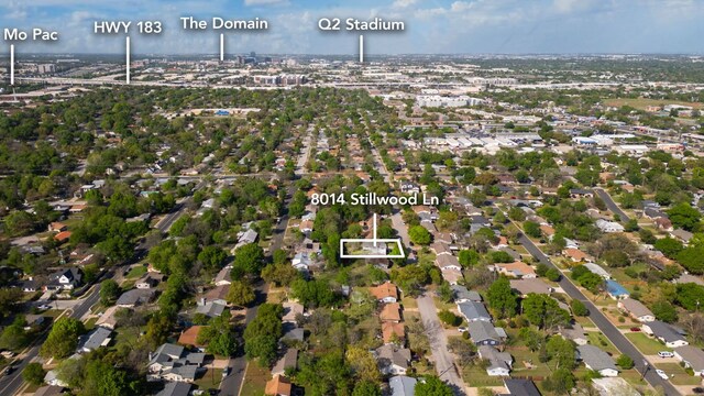 8014 Stillwood Ln, Austin, TX 78757 - drone / aerial view