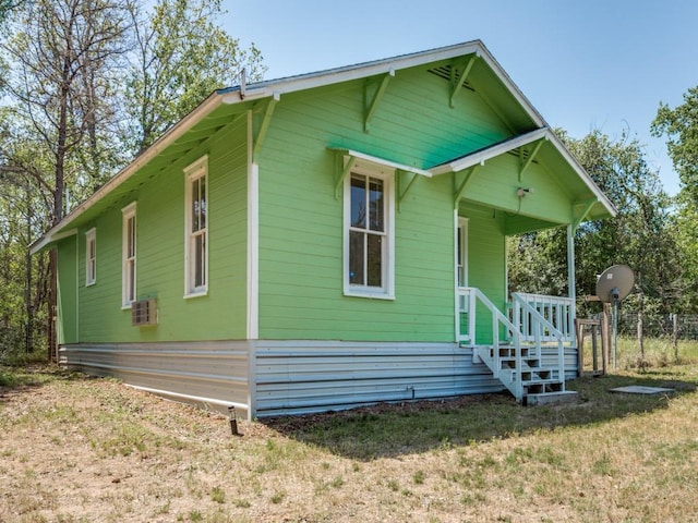view of property exterior