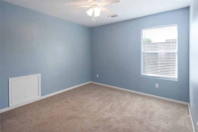 2025 Wayward Sun Dr, Austin, TX 78754 - carpeted empty room featuring ceiling fan and baseboards