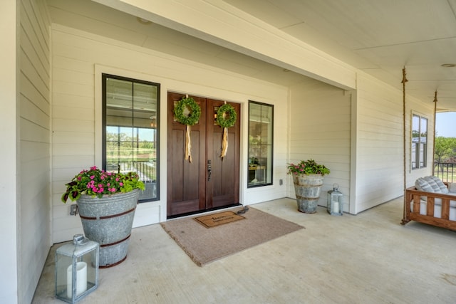 452 Sandy Cemetery Rd, Johnson City, TX 78636 - view of exterior entry featuring covered porch