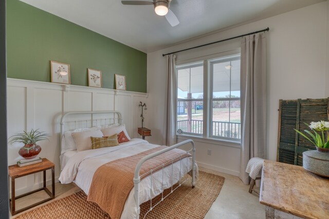 452 Sandy Cemetery Rd, Johnson City, TX 78636 - bedroom featuring carpet and ceiling fan