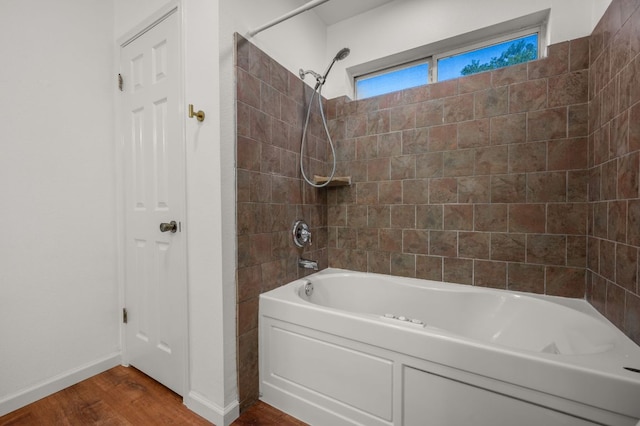 510 Sunny Brook Dr, Leander, TX 78641 - full bath with shower / bathtub combination and wood finished floors