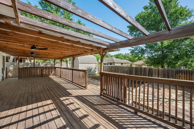 510 Sunny Brook Dr, Leander, TX 78641 - wooden terrace with a fenced backyard