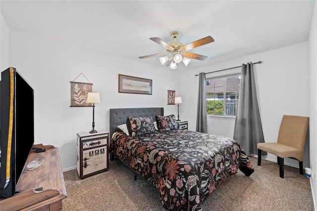 4010 Halfway Cv, Round Rock, TX 78681 - carpeted bedroom featuring ceiling fan and baseboards