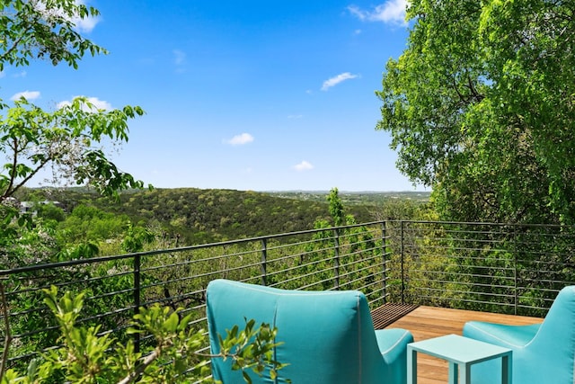 5322 Western Hills Dr, Austin, TX 78731 - balcony with a view of trees