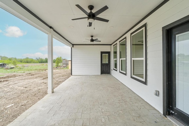 459 Rancho Linda Dr, Lockhart, TX 78644 - view of patio with a ceiling fan