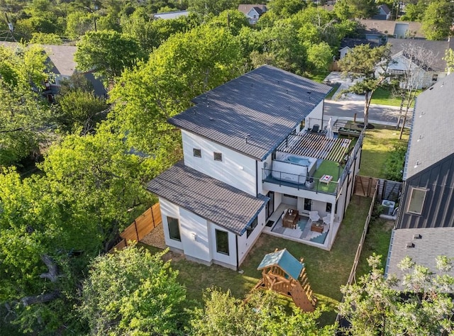 608B W 15th St, Georgetown, TX 78626 - view from above of property
