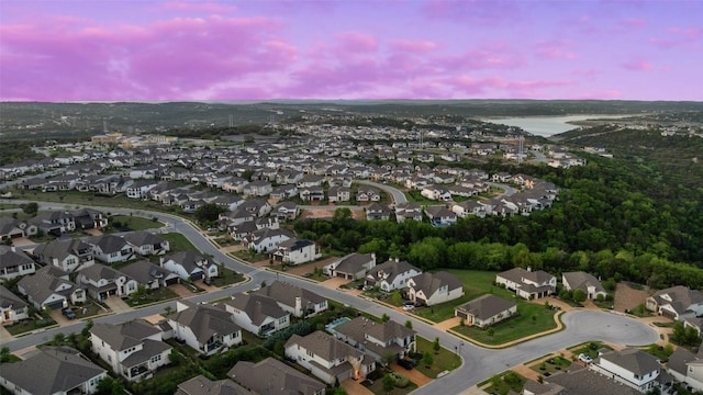 234 Sumalt Gap Way, Lakeway, TX 78738 - aerial view of property and surrounding area with nearby suburban area