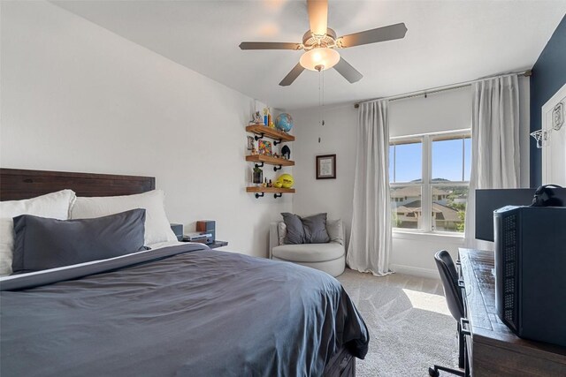 234 Sumalt Gap Way, Lakeway, TX 78738 - bedroom with a ceiling fan
