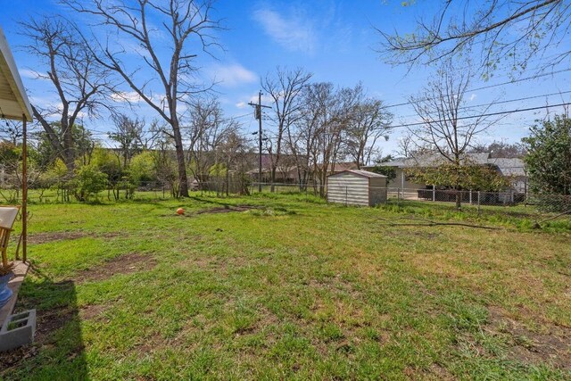 5708 Ave F, Austin, TX 78752 - fenced backyard featuring a shed