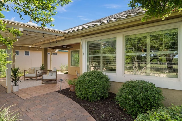 30203 Hacienda Ln, Georgetown, TX 78628 - view of patio with a pergola