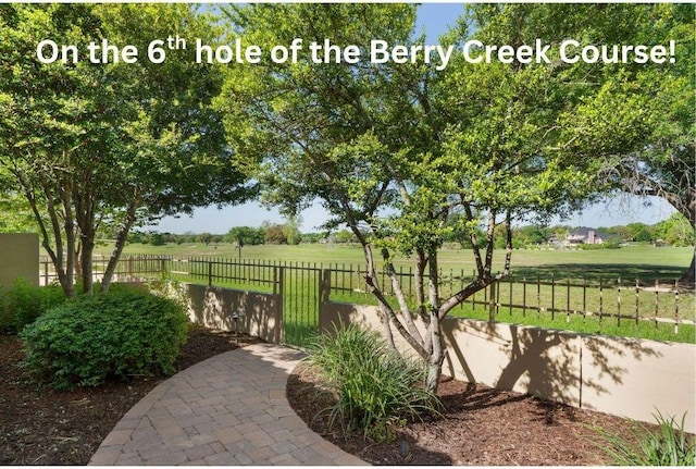 30203 Hacienda Ln, Georgetown, TX 78628 - view of yard with fence
